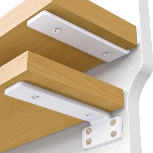 VANCASTLE 6 Inch Floating Shelf Bracket 6 Pack