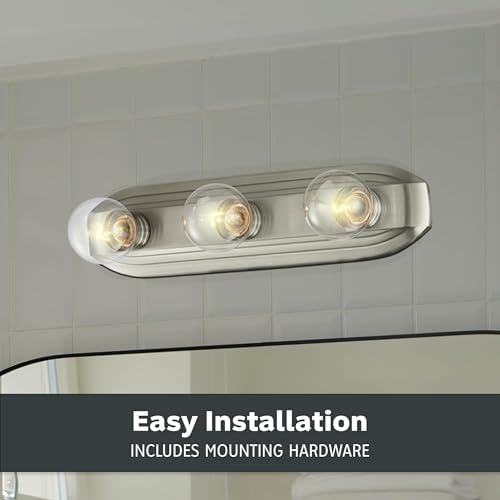 DESIGNERS FOUNTAIN 3-Lights Melrose Vanity Light Fixture 18 Inch Wall Mount Sconce