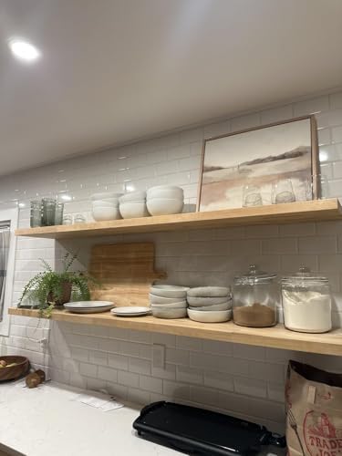 Picesa Heavy-Duty Floating Shelf Bracket Set with Premium Kit