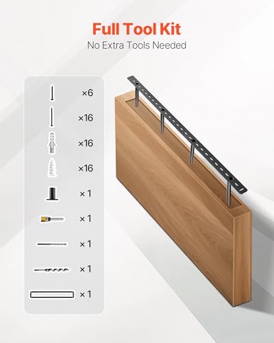 VEVOR Floating Shelf Bracket 1 Pack 230 lbs Weight Capacity