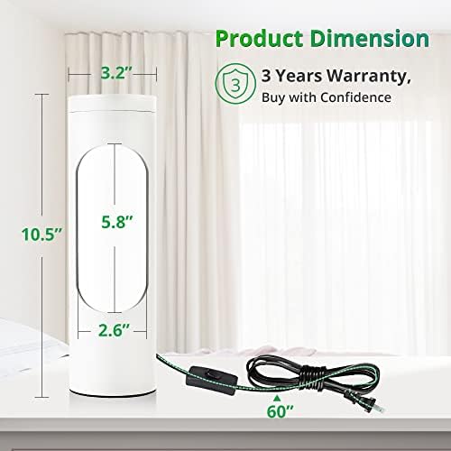 LEDIARY Shabbos Lamp with T10 Bulb - 2 Pack