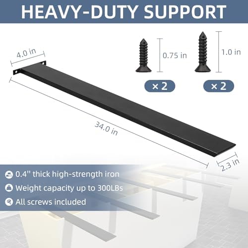 Heavy Duty Hidden Island Bracket 34 Inch