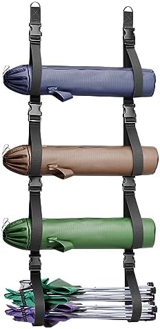 Adjustable Garage Wall Storage Rack for Chairs and Tents
