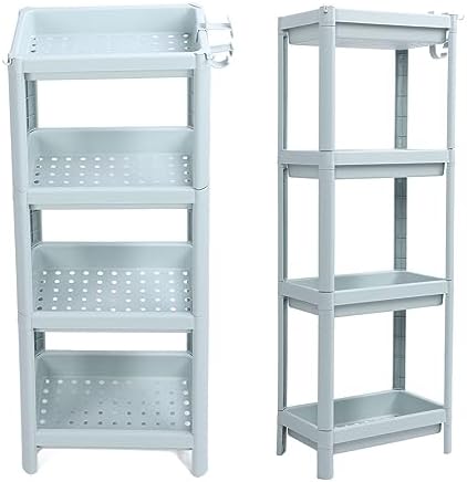 Nysuzhouji 4 Layer Freestanding Corner Shelf