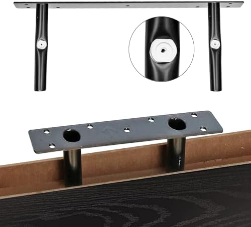 QEEIG Bathroom Shelves Over Toilet 21 Set Black