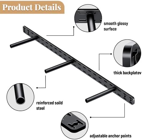 2pcs Floating Shelf Bracket Heavy Duty Hidden Metal Brackets for Shelf