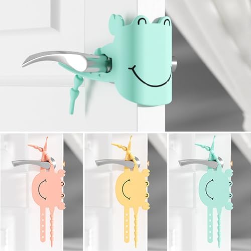 Elfzone Door Silencers 3pcs Silicone Latch Covers Door Slam Stopper