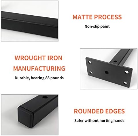 Heavy Duty Floating Shelf Brackets 10 Inch 6 Pack