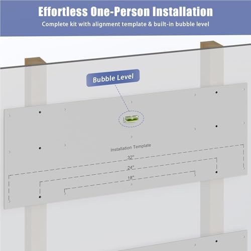 2-Pack 2x4ft Wall Mounted Garage Shelves with Hooks