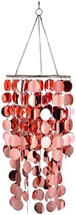 FlavorThings Rose Gold Hanging Chandelier