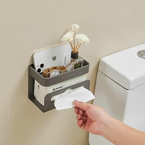 Leekayer Dual Use Corner Shelf with Roll Paper Holder