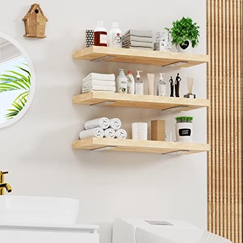 YUMORE Heavy Duty Shelf Bracket 7 Inch L-Shaped 4 Pack