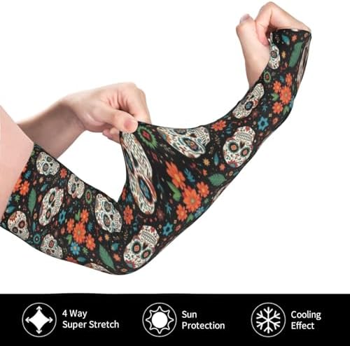 Cooling Compression Arm Sleeves for Men Women Cycling Running