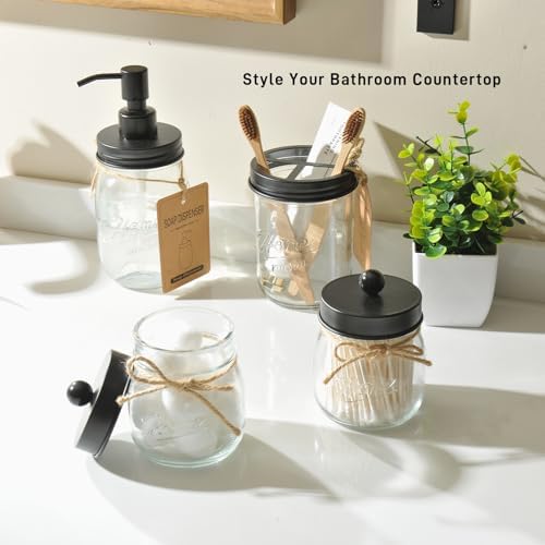SheeChung Farmhouse Bathroom Floating Shelves Set - Brown