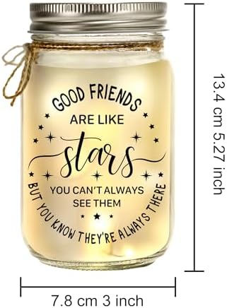 Kenon Personalized Mason Jar Night Light for Friends