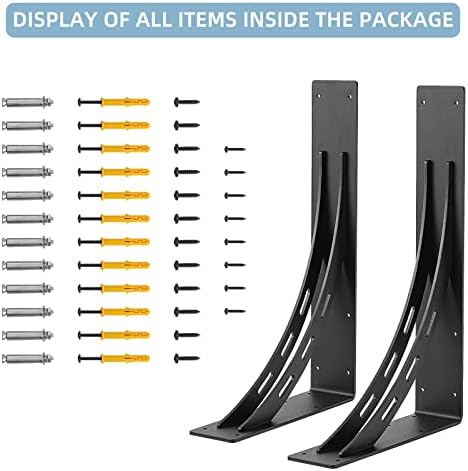 24x15x4 Heavy Duty Shelf Brackets Set of 2