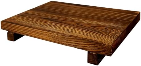 Wood Riser Pedestal Stand for Bathroom and Kitchen