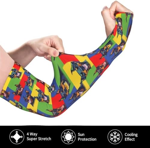 Unisex Quick Dry UV Protection Cooling Arm Sleeves for Sports
