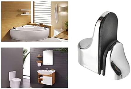 Adjustable Glass Shelf Bracket Silver