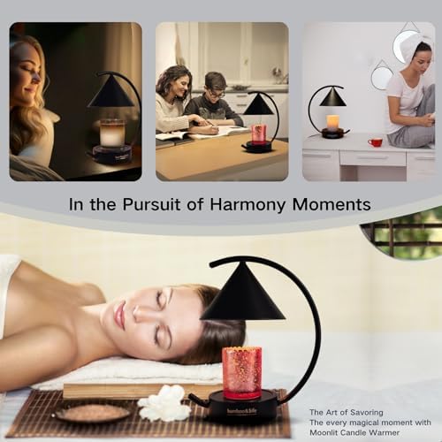 BambooLife Moonlit Touch Candle Warmer Lamp
