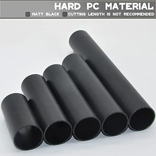 GooChan 35-Inch Black Plastic Candle Covers Set of 12