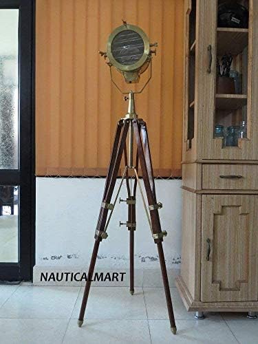 Antique Design 68 Inch Nautical Search Light with Adjustable Tripod Stand