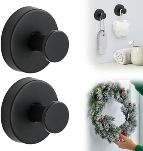 HOAIME Suction Cup Hooks for Wreaths on Glass
