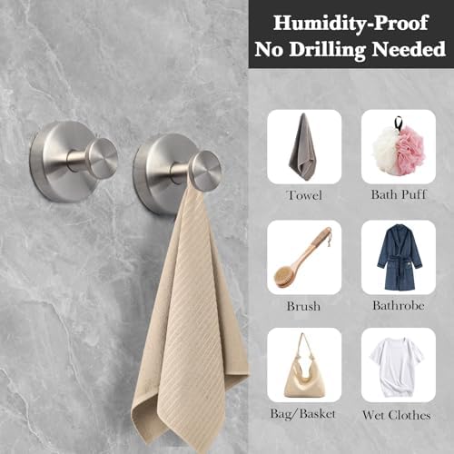 Suction Cup Hooks for Shower and Bathroom Use