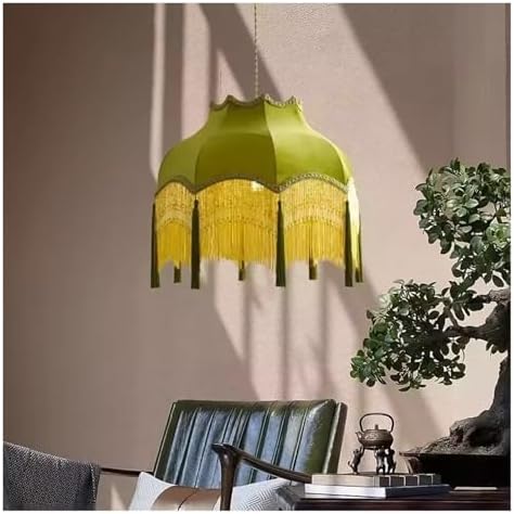 Retro Tassel Ceiling Chandelier LED Pendant Light 1