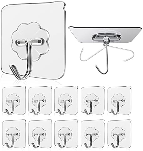 WOVU Wall Hooks - 33 lbs Max 10 Pack