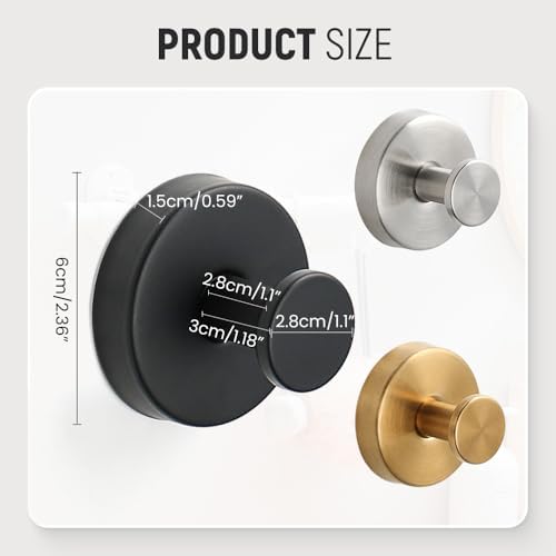 HOAIME Suction Cup Hooks for Door Wreaths