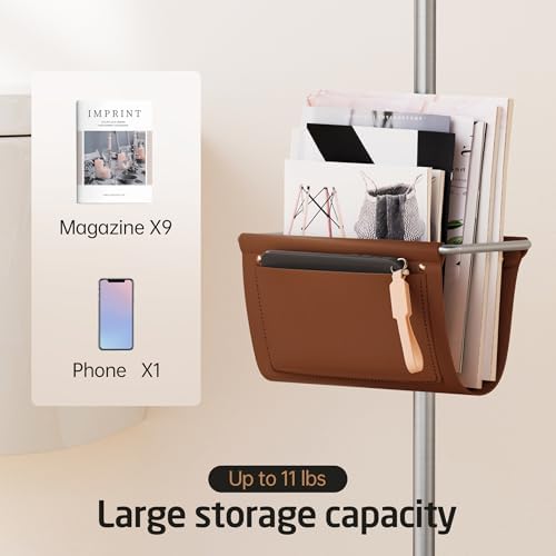 KES Toilet Paper Holder with Magazine Rack and Double Roll Support