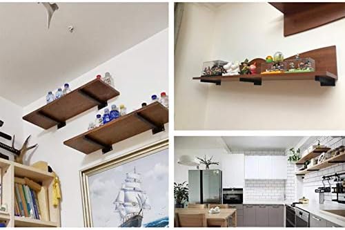Heavy Duty Floating Shelf Brackets 10 Inch 6 Pack