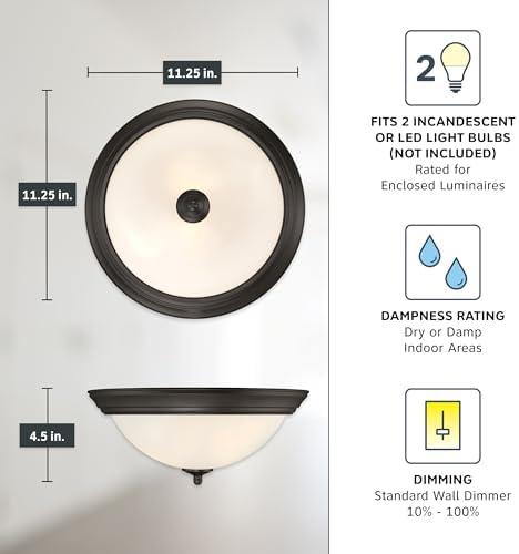 DESIGNERS FOUNTAIN Flush Mount Ceiling Light 108 Inch