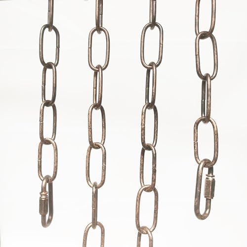 Aged Bronze 6ft Lighting Chain for Decor