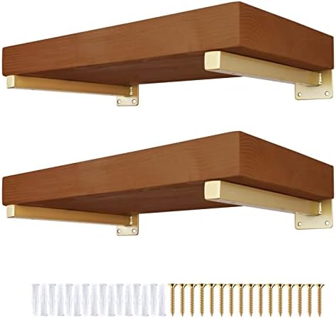 AddGrace 10 Inch L Brackets for Floating Shelves