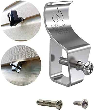 NACETURE Vinyl Siding Hooks for Decor and Camera Mount