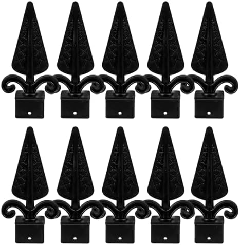 BESPORTBLE Fence Finials 10pcs Gothic Plastic Post Caps