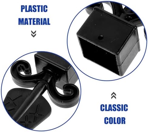 BESPORTBLE Fence Finials 10pcs Gothic Plastic Post Caps