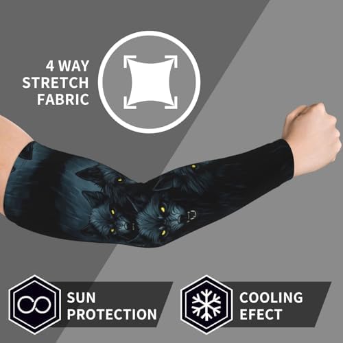 Cooling Arm Sleeves for Men Women Sun Protection