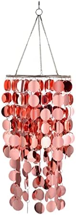 FlavorThings Rose Gold Hanging Chandelier
