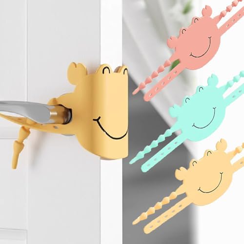 Elfzone Door Silencers 3pcs Silicone Latch Covers Door Slam Stopper