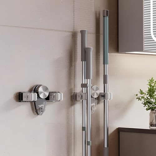 Atlodas Broom Holder Mop Hanger Organizer for Home Storage