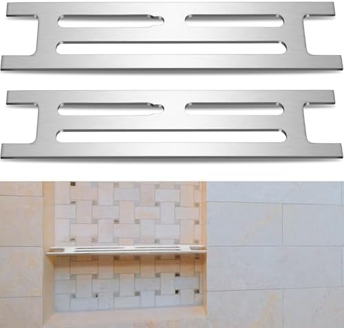 Teenyyou 2 Pcs Bathroom Niche Shelf 316 Stainless Steel