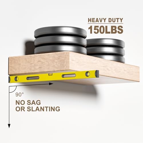 Craftersmark 2pcs Floating Shelf Bracket Heavy Duty