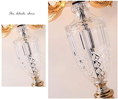 Elegant LED Desk Lamp with Crystal Shade and Pendant