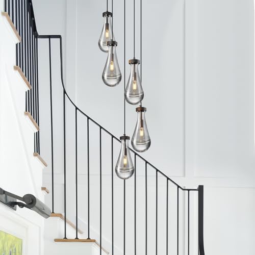 Raindrop Pendant Light 5-Light Modern Design