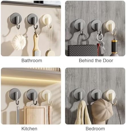 Suction Hooks for Shower Wall Heavy Duty 2 Pcs