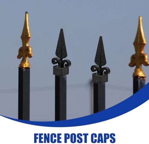 BESPORTBLE Fence Finials 10pcs Gothic Plastic Post Caps