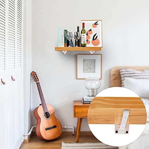 White Shelf Brackets 14 Inch Set of 4
